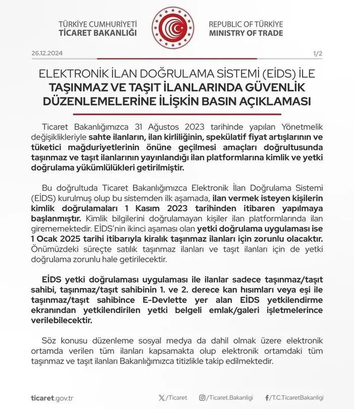 Sosyal Medya Mecralarında Gayrimenkul Paylaşımı Yasaklandı!